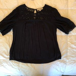 NWOT Loft woman’s size medium dark blue top